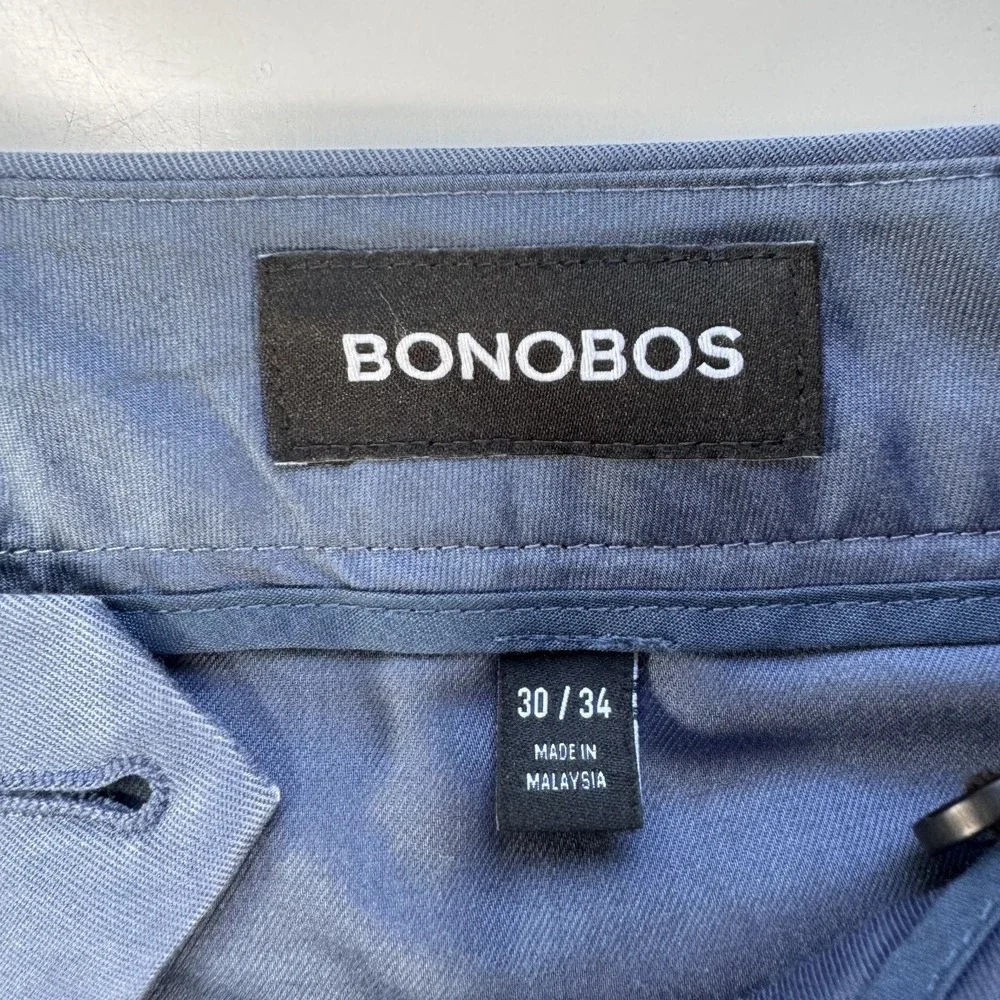 BONOBOS Weekday Warrior Dress Pants Friday Slim Fit Mens 30x34 Blue